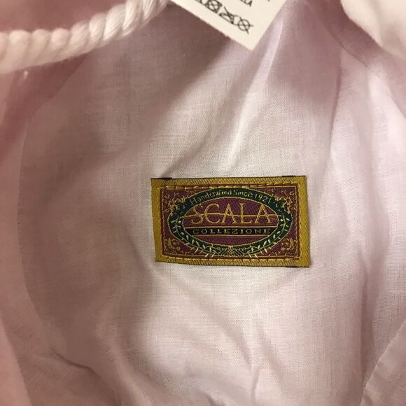 Scala pink wide brim pink sun hat.   O/S - Picture 3 of 4